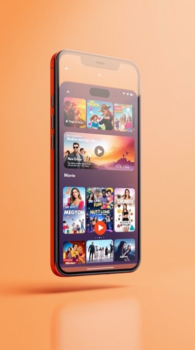 精品影视 APP 界面预览